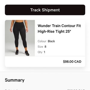 lululemon athletica Black Wunder Train High-Rise Leggings